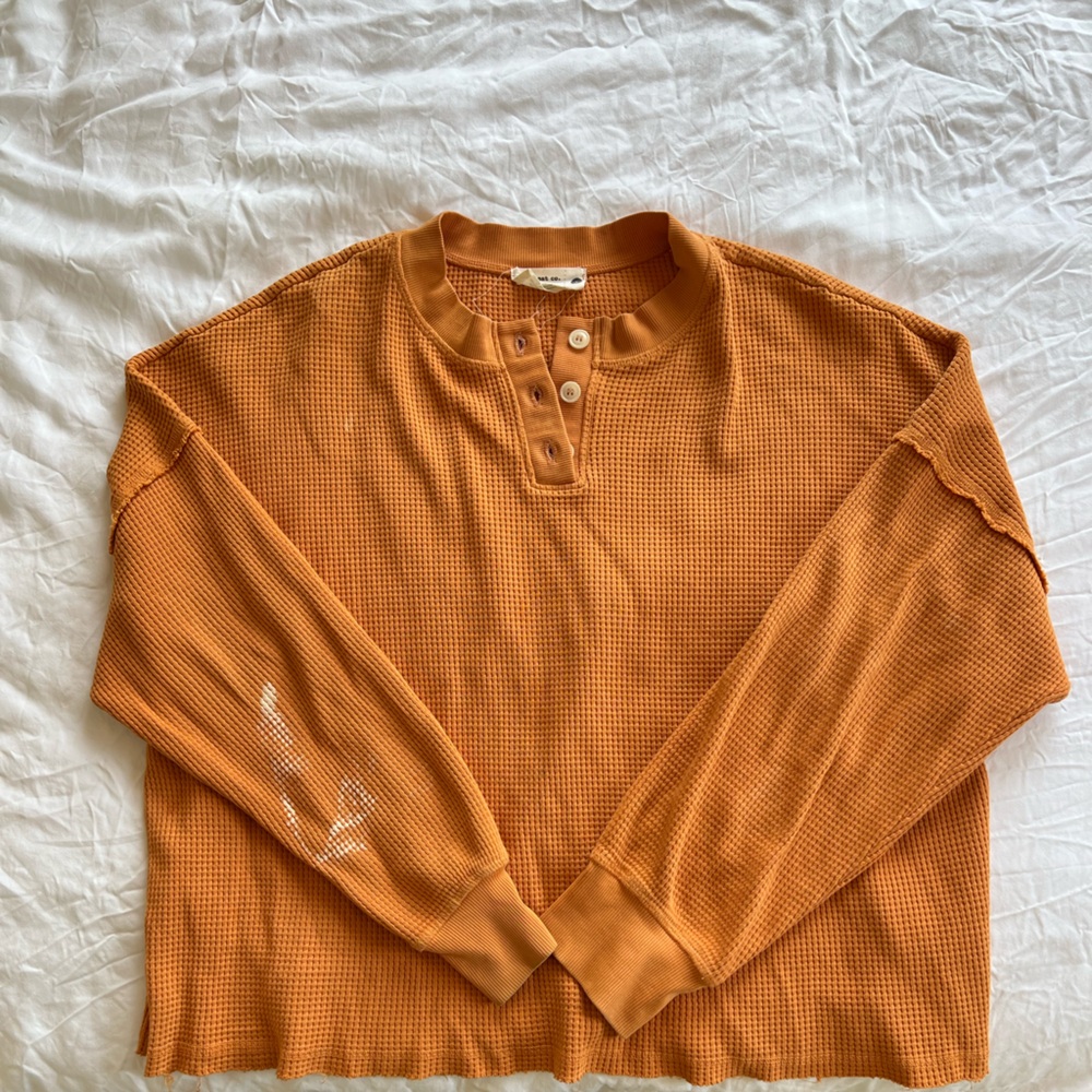 Backbeat Co Waffle Pull Over Small